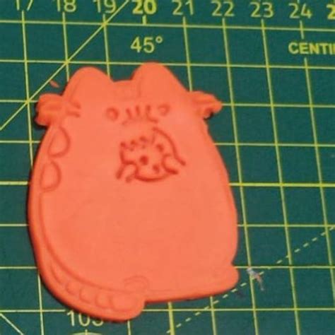 Download Stl File Hello Kitty And Pusheen Cookie Cutter • 3d Printing Object ・ Cults