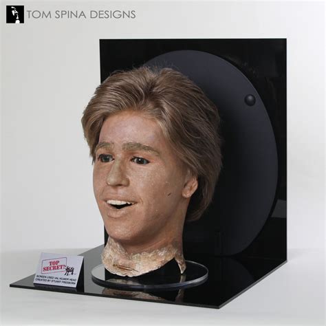 Top Secret Val Kilmer Head Prop Display Tom Spina Designs Tom Spina