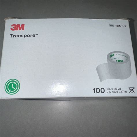 Box Of M Transpore White Medical Tape X Yd S Ebay