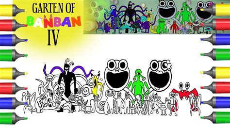 Garten Of Banban 4 NEW Fourth Teaser Trailer Coloring Pages Color All