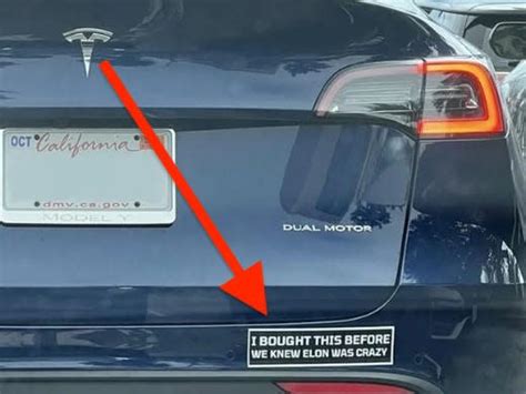 A Bumper Sticker Mocking Elon Musk Is Sparking A Polarizing Debate