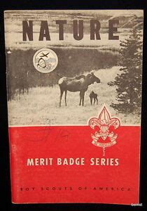 1961 VINTAGE BOY SCOUT MERIT BADGE BOOK NATURE EBay