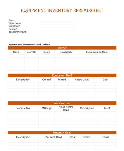 Inventory Spreadsheet 18 Examples Format Excel Word Numbers