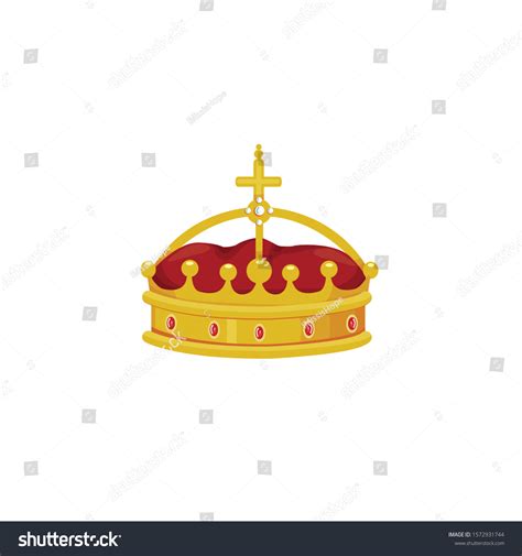 Royal Gold Crown Vector Illustration Stock Vector Royalty Free