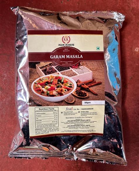 500g Garam Masala Powder Packaging Size 500 Gm At Rs 369 Pack In