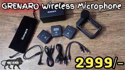 Grenaro P12 Wireless Microphone Wireless Mic For Mobile Best