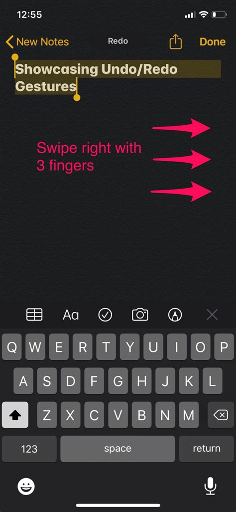 How To Use Undo Redo On Iphone Ipad With Gestures