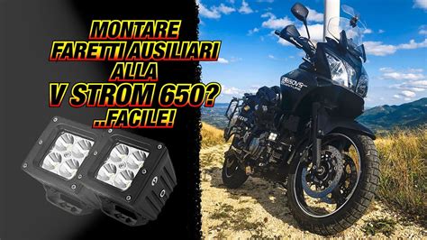 Montare Faretti Ausiliari Alla V Strom 650 Facile RideWithFrank 15