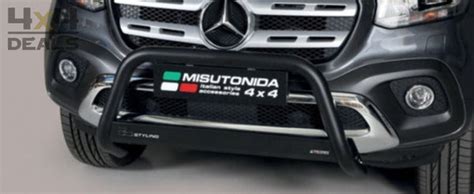 Misutonida Black Inox Bullbar Voor Mercedes X Class