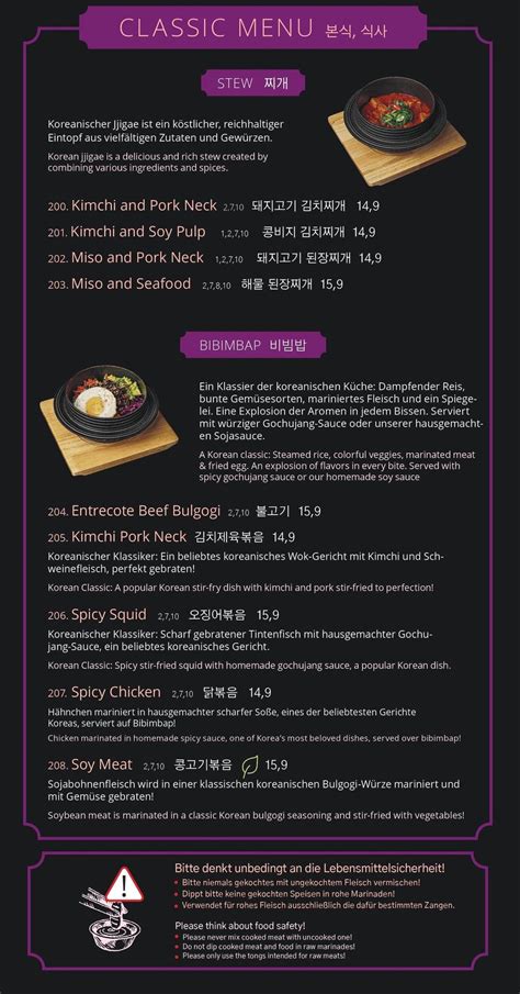 Menu Ssam Korean Bbq