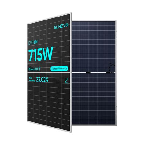 Evo N Hjt Half Cut Bulk Solar Panels W W Mono Full Blackq