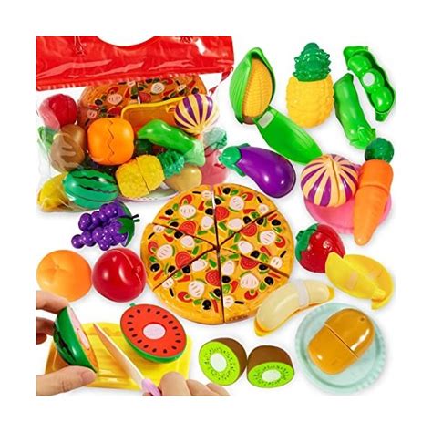 Buyger Fruits Et L Gumes Jouets Couper Dinette Cuisine Enfant Ac