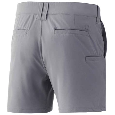 Huk Men's Pursuit Fishing Shorts - Overcast Grey - XL - Overcast Grey XL | Sportsman's Warehouse