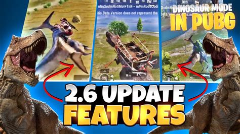 Pubg Update Features Dinosaur Mode Pubg New Features Pubg