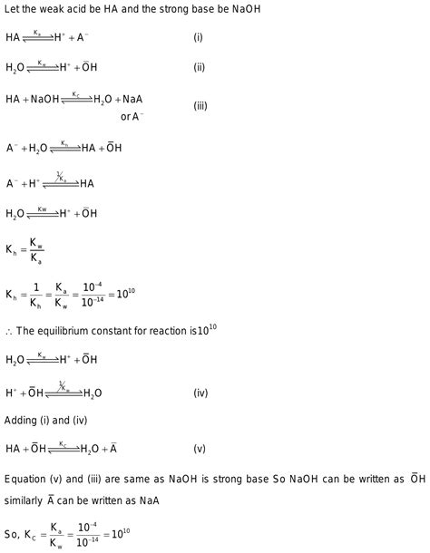 Base Ionization Constant