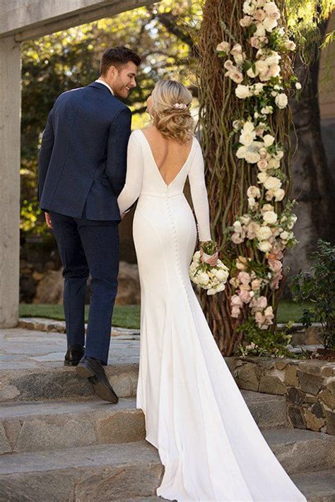 D2972 Sheath Wedding Dress By Essense Of Australia WeddingWire