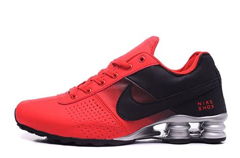 Nike Shox Deliver Men Shoes Fade Red Black Silver Casual Trainers