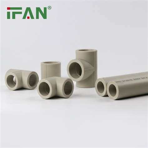 Gray PPR Pipe Fittings - IFAN