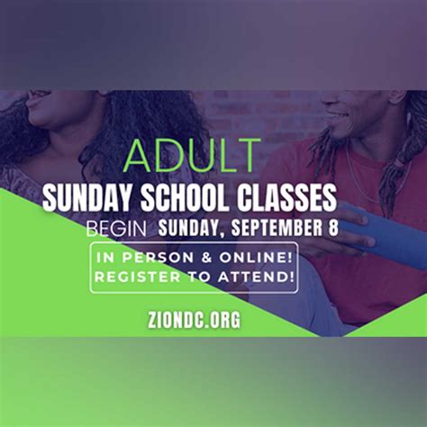 Adult Sunday School Zion Main Zion Baptist Church