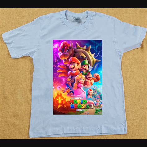 Camiseta Super Mario Bros O Filme Elo7 Produtos Especiais