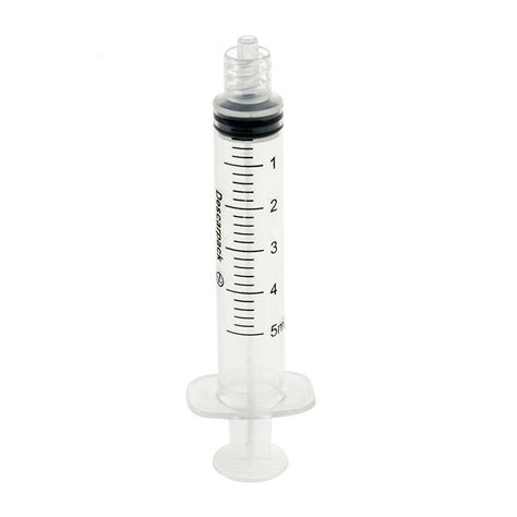 CorCenter Seringa 5 Ml Sem Agulha Bico Luer Lock Caixa 100 Unidades