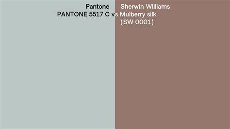 Pantone 5517 C Vs Sherwin Williams Mulberry Silk Sw 0001 Side By Side