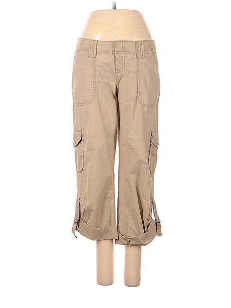 Cable Gauge 100 Cotton Solid Tan Cargo Pants Size 2 57 Off ThredUP