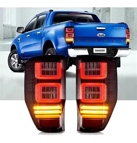 Calaveras Led Ahumadas Compatible Ford Ranger T7 Led 12 20 Meses Sin