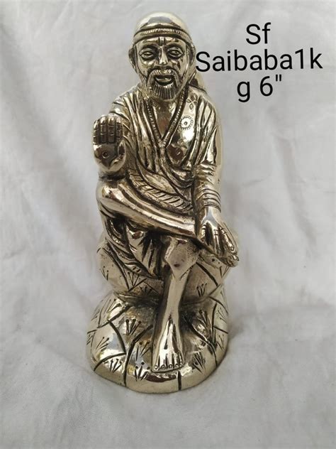 Brass Sai Baba Statue Temple At Best Price In Aligarh ID 23108114388