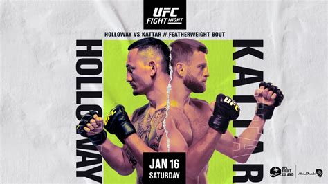 How to Watch UFC Fight Night: Holloway vs. Kattar Online – Fight Card ...