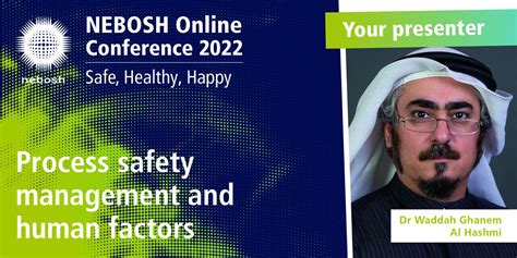 Nebosh On Twitter New Speaker Dr Waddah S Ghanem Al Hashmi