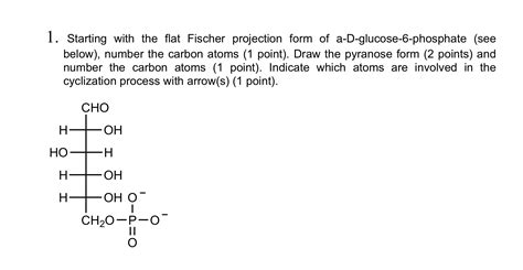 Solved Starting With The Flat Fischer Projection Form Of Chegg