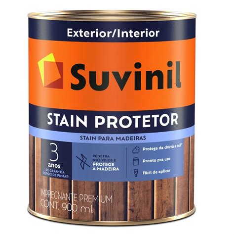 Verniz Premium Stain Impregnante Imbuia Ml Suvinil Portalconstru