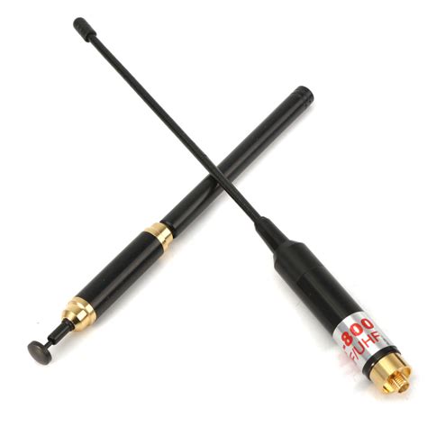 Al High Gain Dual Band Telescopic Antenna For Baofeng Uv R Plus Uv