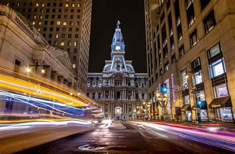 Electric Philadelphia City Hall Print - Uncovering PA