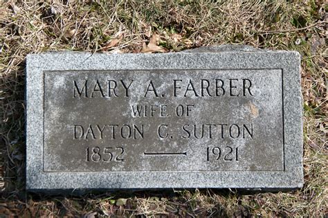 Mary A Farber Sutton 1852 1921 Homenaje De Find A Grave