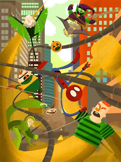 Spider Man Vs The Sinister Six By Mrbevill On Deviantart