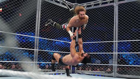 Drew Mcintyre Vs Sami Zayn Steel Cage Match Smackdown April