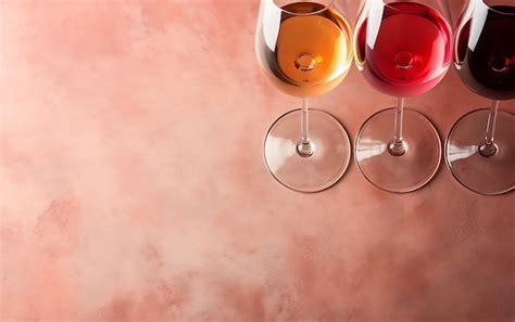 Premium Ai Image Flatlay Of Red Rose And White Wine In Glasses