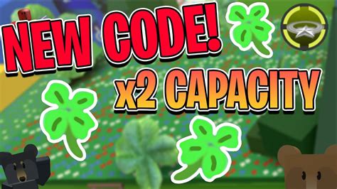 New Clover Field Code Double Capacity Roblox Bee Swarm Simulator