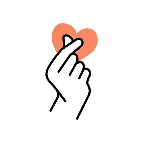 Mini I Love You Hand Clip Art Korean Heart Finger I Love You Sign Icon