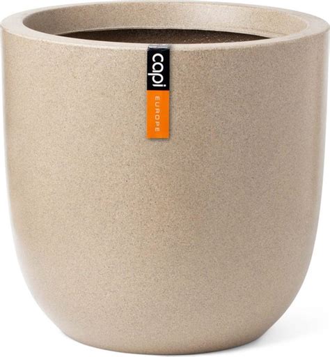 Capi Europe Bloempot Bol Waste Smooth Nl X Terrazzo Beige