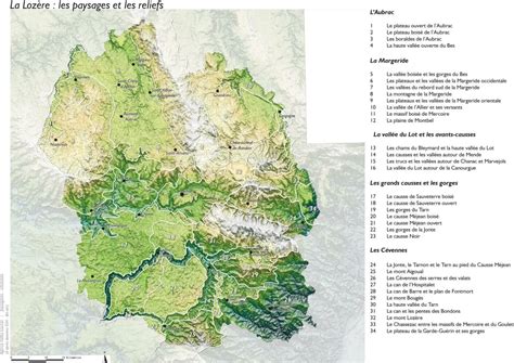 La Lozère paysages et relief d un département atypique