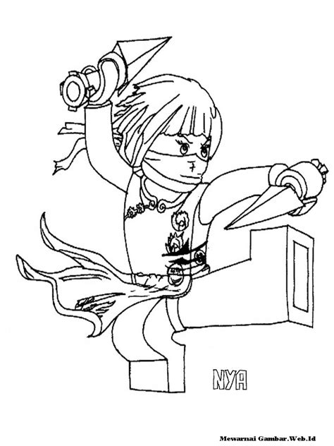 Mewarnai Gambar Ninjago Mewarnai Gambar