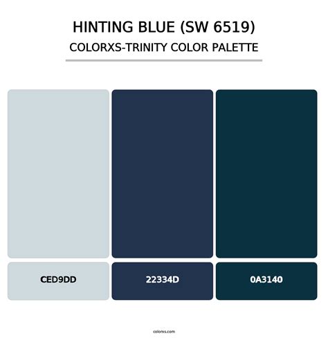 Sherwin Williams Hinting Blue SW 6519 Paint Coordinating Colors And