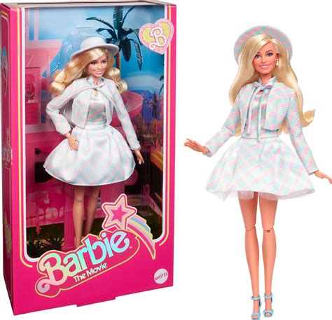 Barbie The Movie Collectible Doll Margot Robbie As Barbie In Plaid