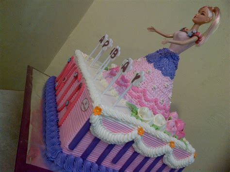 Sarikaya Cakes Kue Ulang Tahun Barbie Ukuran X Cm