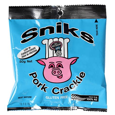 Sniks Gluten Free Pork Crackle 50g Prices Foodme