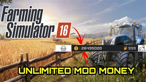 Farming Simulator 16 Unlimited Mod Money Fs 16 YouTube