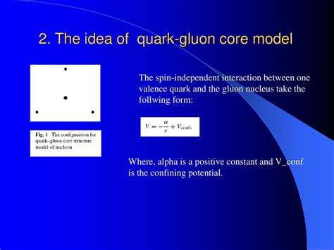 Nucleon Em Form Factors In A Quark Gluon Core Model Ppt Download